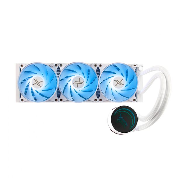 Enfriamiento Líquido Xzeal XZ-411, 360 mm, hasta 2200 RPM, Blanco – XZCO411W
