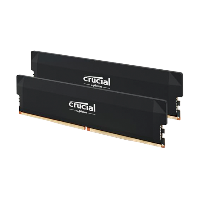Memoria RAM CRUCIAL PRO 64 GB (2×32 GB), DDR5, 6400 MHz CL40 – CP2K32G64C40U5B