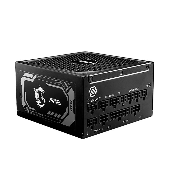 Fuente de Poder MSI MAG A1250GL PCIe5, 1250W, 80 Plus Gold, Modular, ATX 3.0 – MAG A1250GL PCIE5