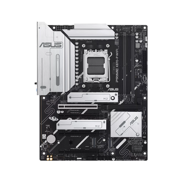 Tarjeta Madre ASUS Prime X870-P WIFI, AMD AM5, DDR5, ATX, PCIe 5.0, Wi-Fi 7, Bluetooth, 2.5Gb Ethernet, USB 40Gbps – PRIME X870-P WIFI