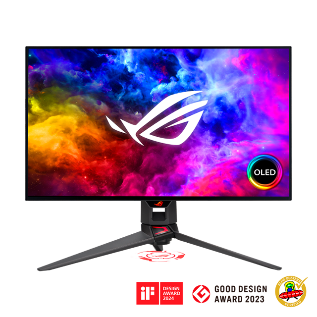 Monitor ASUS ROG Swift OLED PG27AQDM, 27", QHD (2560x1440), OLED, 240Hz, 0.03ms, G-SYNC Compatible, HDR10 - PG27AQDM