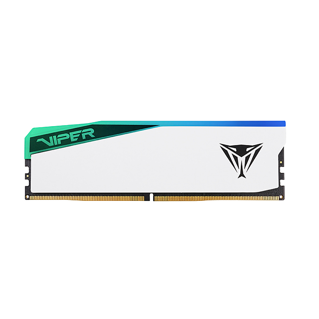 Memoria RAM Patriot Viper Elite 5, 32GB, 2x16GB, DDR5, 6200MHz, CL42, Negra con Blanco - PVER532G62C42KW