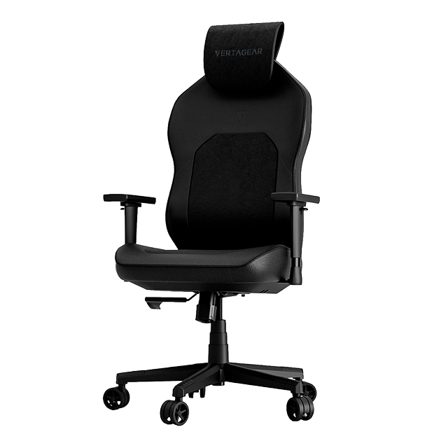Silla Gamer Vertagear SL1800 Black Edition, Reclinable hasta 140°, ContourMax™, VertaAir™, Soporta 118 kg, Negro - VG-SL1800_BK