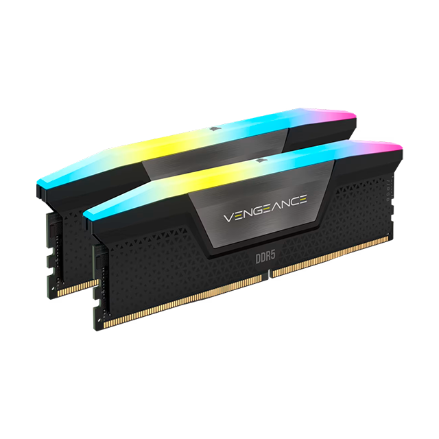 Memoria RAM Corsair Vengeance RGB, 48GB (2x24GB), DDR5, 7000MHz, CL40, XMP 3.0, RGB, Negro – CMH48GX5M2B7000C40