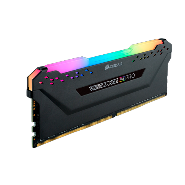 Memoria RAM Corsair Vengeance RGB Pro 64 GB (4×16 GB), DDR4, 3600 MHz CL18 – CMW64GX4M4D3600C18