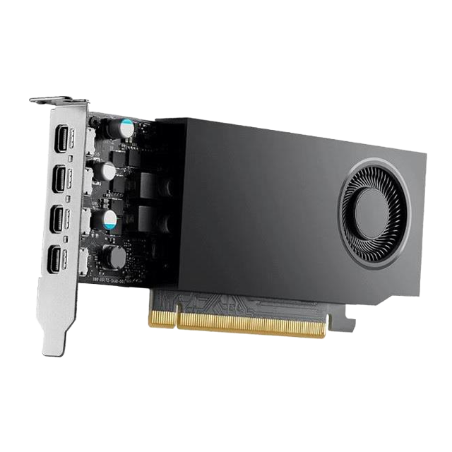 Tarjeta de Video NVIDIA RTX A1000, 8GB GDDR6, PCI Express 4.0 x8, Low Profile, 4x Mini DisplayPort 1.4a – NVD-900-5G172-2280-000