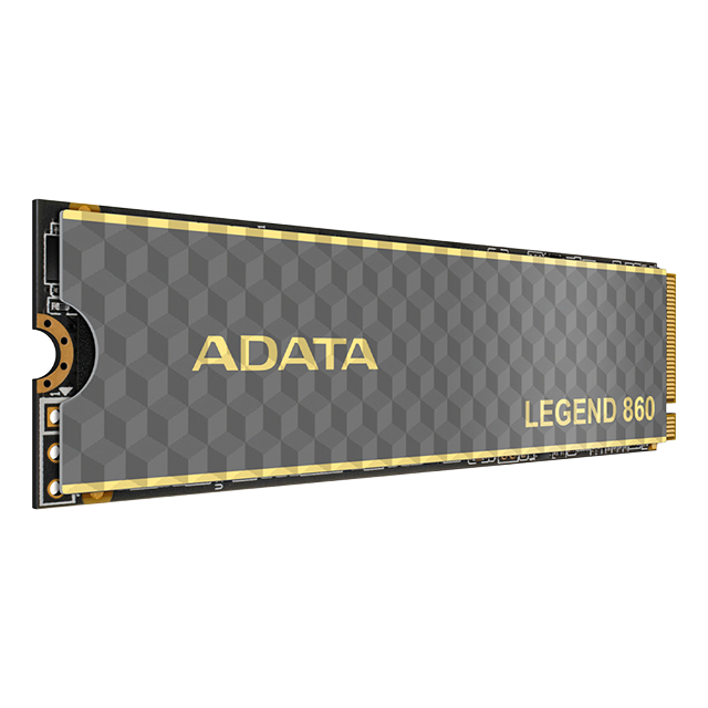 Unidad de Estado Sólido SSD NVMe M.2 ADATA LEGEND 860, 500GB, 6,000/5,000 MB/s, PCIe 4.0 – SLEG-860-500GCS