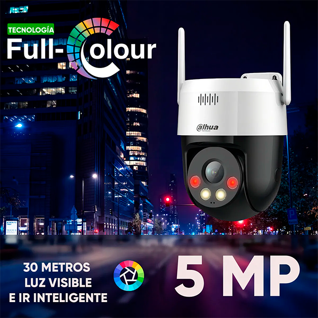 Cámara IP Dahua PT, 5MP, WiFi, Monitoreo Remoto, Detección de Personas, Interior/Exterior, Alámbrica/Inalámbrica - PICOO-A59U-DA