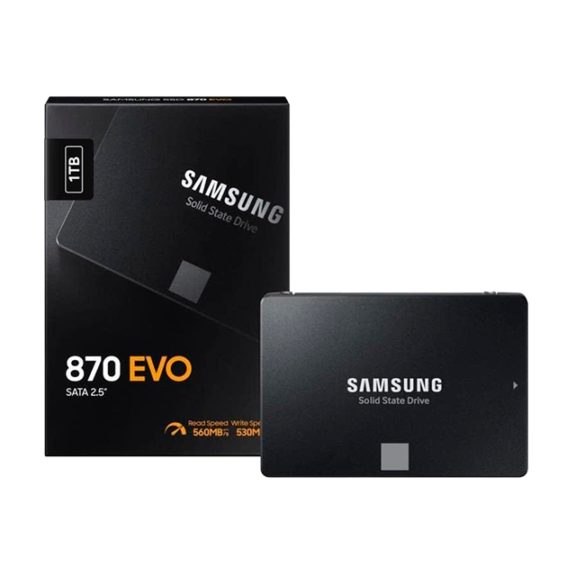 Unidad de Estado Sólido SSD Samsung 870 EVO, 1TB, SATA III, 2.5" - MZ-77E1T0