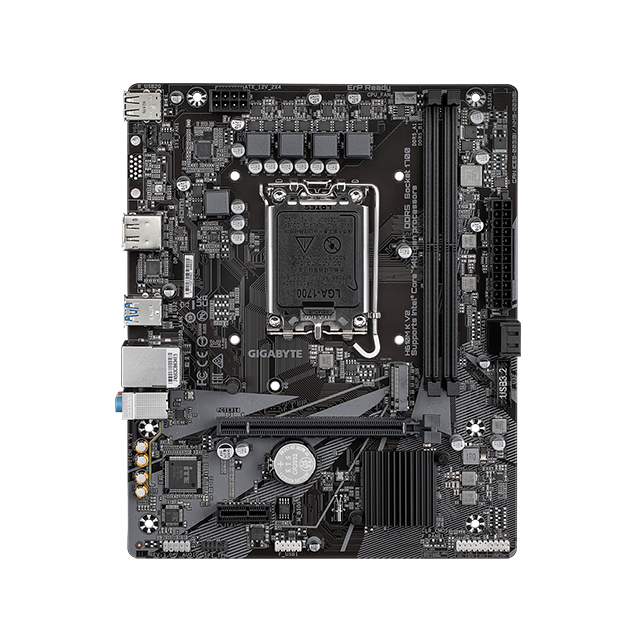 Tarjeta Madre Gigabyte H610M K V2, Intel LGA1700, DDR5, mATX, HDMI, M.2, USB 3.2 - H610M K V2 DDR5