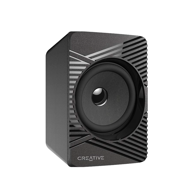 Bocinas Creative SBS E2500, 2.1 Canales, 60W Pico, Bluetooth 5.0, USB, Entrada Auxiliar, Radio FM, con Control Remoto - 51MF0485AA001