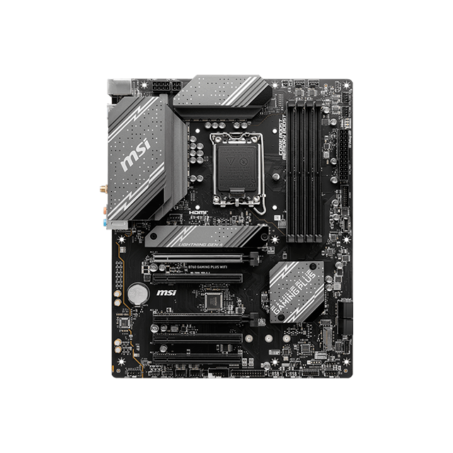 Tarjeta Madre MSI B760 Gaming Plus WIFI, Intel LGA 1700, DDR5, ATX, Wi-Fi 6E, Bluetooth 5.3 – B760 GAMING PLUS WIFI