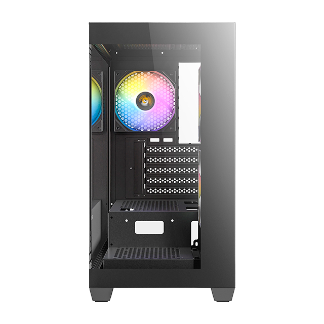 Gabinete Antec CX300M ARGB, Micro-ATX, Cristal Templado, 3 Ventiladores ARGB, sin Fuente, USB 3.0, Negro – CX300M ARGB_B