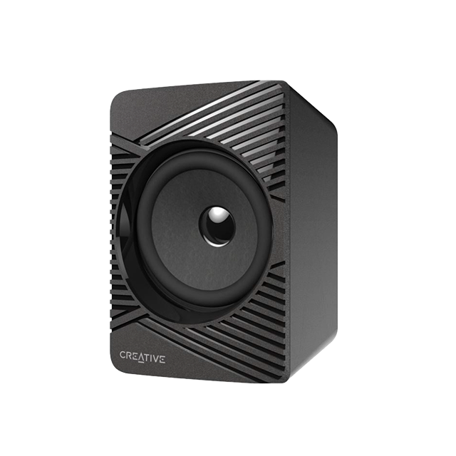 Bocinas Creative SBS E2500, 2.1 Canales, 60W Pico, Bluetooth 5.0, USB, Entrada Auxiliar, Radio FM, con Control Remoto - 51MF0485AA001