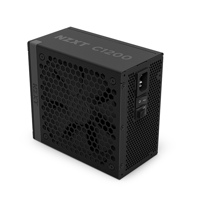Fuente de Poder NZXT C1200 1200 W ATX 3.1, 80 PLUS Gold, Fully Modular, Negro – PA‑2G2BB‑US