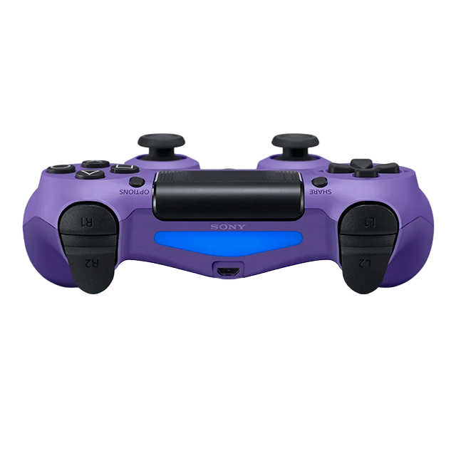 Control inalámbrico DualShock 4, Bluetooth 4.0 / Alámbrico USB, Multiplataforma, Morado Eléctrico – CUH-ZCT2