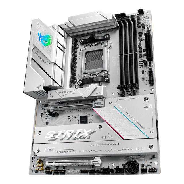 Tarjeta Madre ASUS ROG Strix B850-A Gaming WiFi, AMD AM5, DDR5 8000, ATX, Wi-Fi 7, Bluetooth, Color Blanco – ROG STRIX B850-A GAMING WIFI