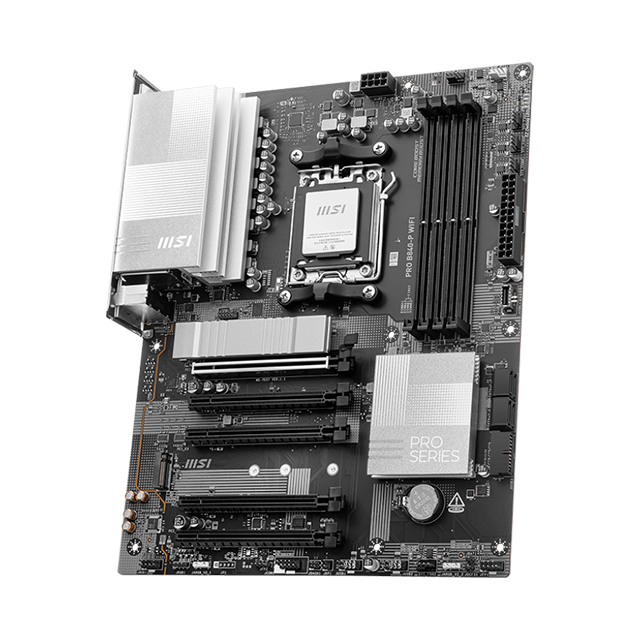 Tarjeta Madre MSI PRO B840-P WIFI, AMD AM5, DDR5, ATX, Wi-Fi 6E, Bluetooth, HDMI/DP – PRO B840-P WIFI