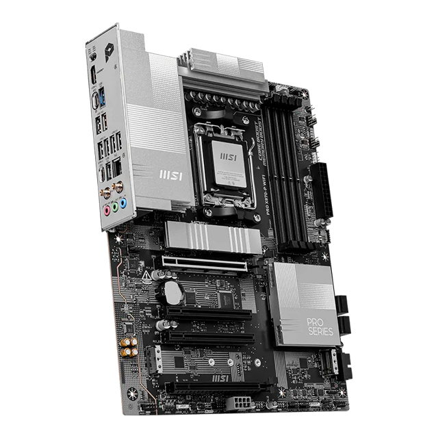 Tarjeta Madre MSI PRO X870-P WIFI, ATX, AM5, DDR5 8200+ MT/s (OC), PCIe 5.0, 3× M.2, USB4, Wi-Fi 7, Bluetooth 5.4, LAN 5Gbps – PRO X870-P WIFI