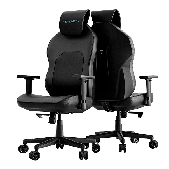Silla Gamer Vertagear SL1800 Black Edition, Reclinable hasta 140°, ContourMax™, VertaAir™, Soporta 118 kg, Negro - VG-SL1800_BK