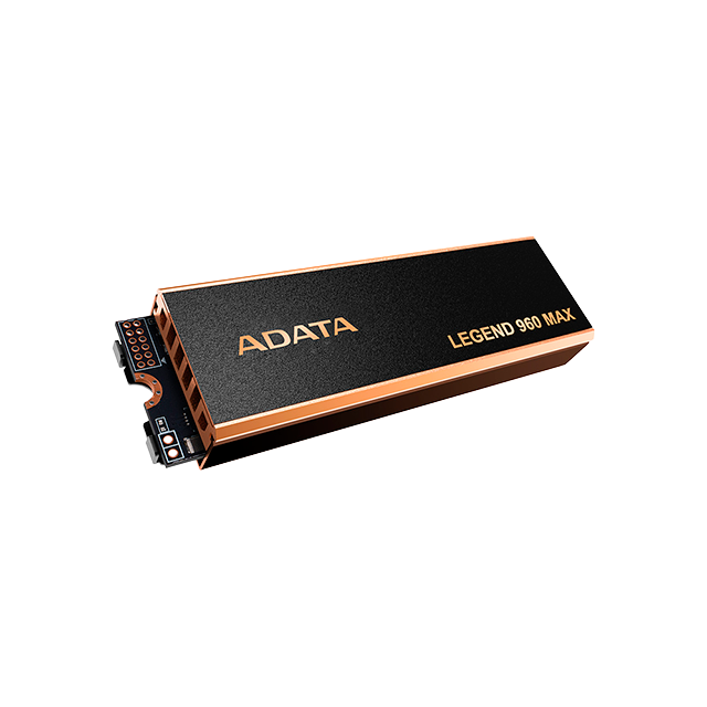 Unidad de Estado Sólido (SSD) Adata Legend 960 Max, 1TB, M.2 2280, PCI Express 4.0 x4 NVMe, Lectura 7400MB/s, Escritura 6800MB/s, con Disipador - ALEG-960M-1TCS