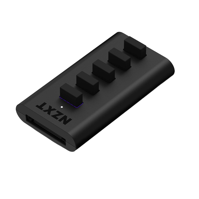 NZXT Hub USB Interno 3 AC-IUSBH-M3, 4 Puertos USB 2.0 Internos, Cuerpo Magnético, Plug and Play – AC-IUSBH-M3