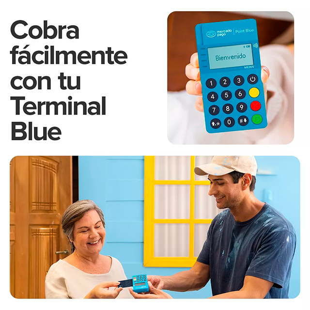 Terminal Mercado Pago Point Mini, Conexión Bluetooth, Recibe Pagos con todas las tarjetas de débito, crédito, american express – MPPointMiniBT