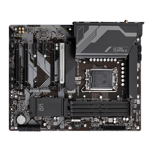 Tarjeta Madre Gigabyte Z790 UD AC, DDR5, ATX, LGA 1700, PCIe 5.0, WiFi AC, Triple M.2, 2.5GbE - Z790 UD AC