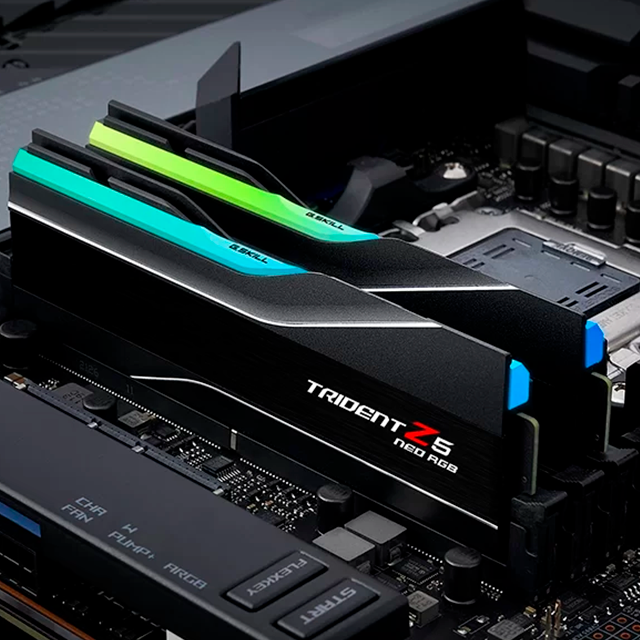 Memoria RAM G.SKILL Trident Z5 RGB, 32GB (2x16GB), DDR5 6000MHz, CL30, 1.35V, Black - F5-6000J3038F16GX2-TZ5NR
