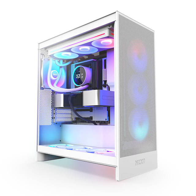 Enfriamiento Líquido NZXT Kraken Elite 360 RGB, 360 mm, Pantalla LCD, Blanco, Compatible Intel/AMD – RL-KR36E-W2