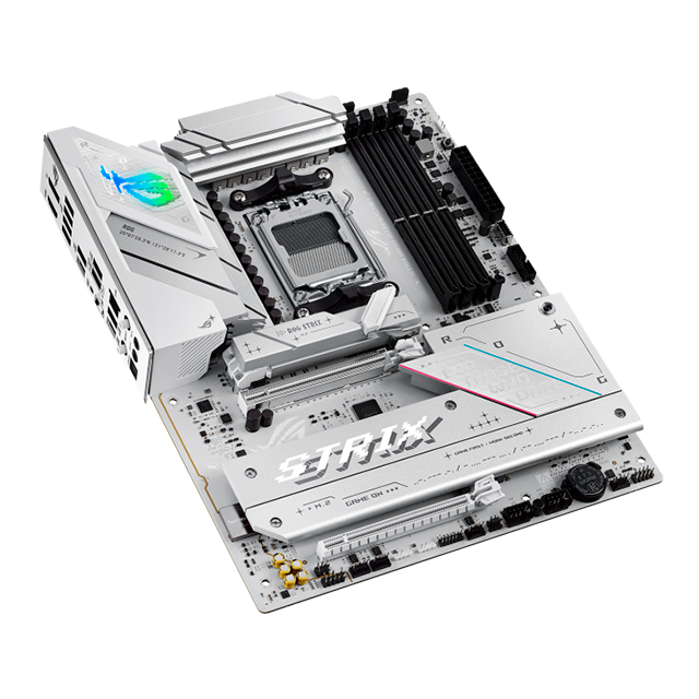 Tarjeta Madre ASUS ROG Strix B850-A Gaming WiFi, AMD AM5, DDR5 8000, ATX, Wi-Fi 7, Bluetooth, Color Blanco – ROG STRIX B850-A GAMING WIFI