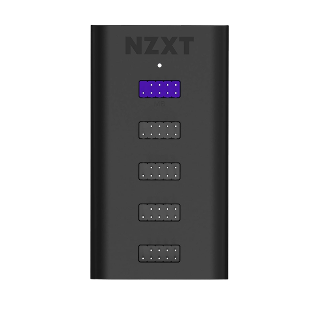NZXT Hub USB Interno 3 AC-IUSBH-M3, 4 Puertos USB 2.0 Internos, Cuerpo Magnético, Plug and Play – AC-IUSBH-M3