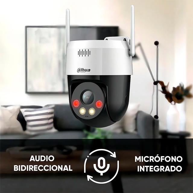 Cámara IP Dahua PT, 5MP, WiFi, Monitoreo Remoto, Detección de Personas, Interior/Exterior, Alámbrica/Inalámbrica - PICOO-A59U-DA