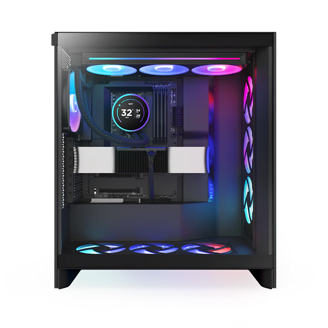 Enfriamiento Líquido NZXT Kraken Elite 360 RGB, 360mm, Pantalla LCD, Negro, Compatible Intel/AMD – RL-KR36E-B2
