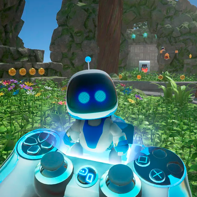 Consola PlayStation 5 Slim Disco, 1TB, Bundle Astro Bot