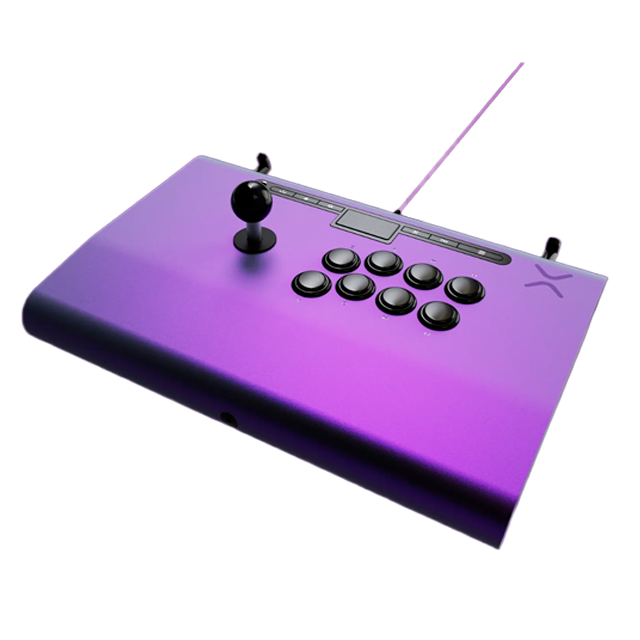 Control Arcade Victrix Pro FS Fight Stick, PS5/PS4/PC, Sanwa Denshi, aluminio, morado – 052-008-PR