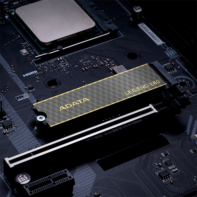 Unidad de Estado Sólido SSD NVMe M.2 ADATA LEGEND 860, 500GB, 6,000/5,000 MB/s, PCIe 4.0 – SLEG-860-500GCS