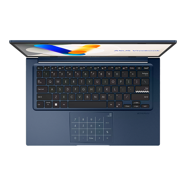 Laptop ASUS Vivobook 14 X1404VA, Intel Core i5-1334U, 12GB RAM, 256GB SSD, 14" FHD, Windows 11 Home, Quiet Blue – X1404VA-I512256