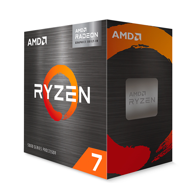Procesador AMD Ryzen 7 5700G, 8 Cores, 16 Threads, Radeon 8 Graphics, 3.8Ghz Base, 4.6Ghz Max, Socket AM4, Wraith Stealth - 100-100000252BOX