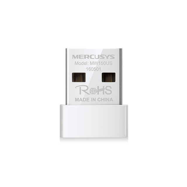 Tarjeta de Red USB Nano Inalámbrica Mercusys N 150 | 150Mbps | 2.4Ghz - MW150US