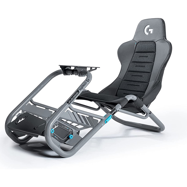 Simulador Playseat Trophy | Cabina de simulación de carreras Logitech G Edition | Totalmente ajustable | Compatible con todos los volantes Direct Drive | Ligero y robusto | Comodidad absoluta | ActiFit