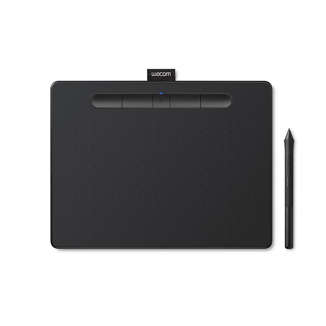 Tableta Grafica Wacom Intuos S con Bluetooth, Negro, 4,096 Niveles de sensibilidad, 200 x 160 x 8.8 mm - CTL4100WLK0