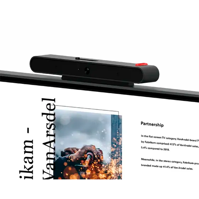 Monitor Lenovo ThinkCentre TIO22 G5 Touch, 21.5", Full HD (1920x1080), IPS, 60Hz, HDMI, DP, USB, Cámara, Micrófono, Bocinas – 12N9GAR1LA