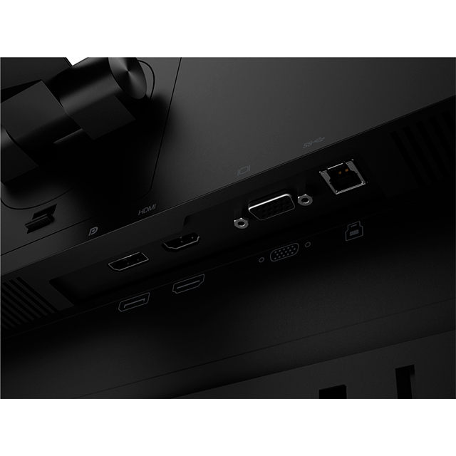 Monitor Lenovo ThinkCentre TIO24 G5 Touch, 23.8", Full HD (1920x1080), IPS, 60Hz, HDMI, DP, USB, Cámara, Micrófono, Bocinas – 12NBGAR1LA
