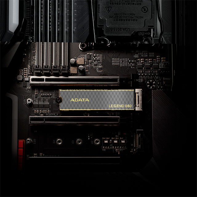 Unidad de Estado Sólido SSD NVMe M.2 ADATA LEGEND 860, 500GB, 6,000/5,000 MB/s, PCIe 4.0 – SLEG-860-500GCS