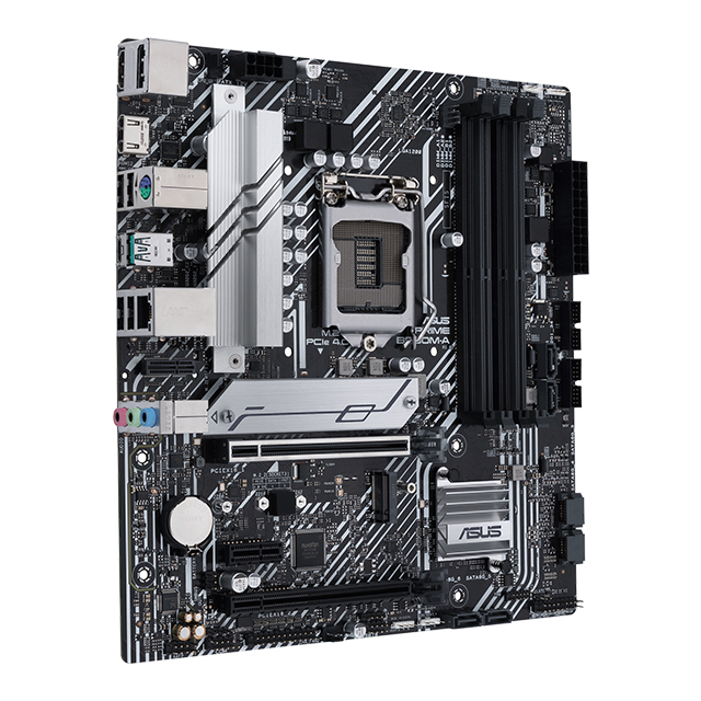 Tarjeta Madre Asus Prime B560M-A, 10-11 Gen Intel, LGA1200, Micro-ATX, DDR4 5000Mhz, M.2, Aura Sync