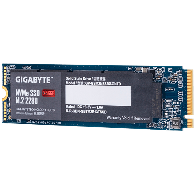 Unidad de Estado Solido SSD NVMe M.2 Gigabyte 256GB, 1700/1100, PCI Express 3.0 - GP-GSM2NE3256GNTD
