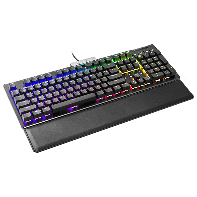 Teclado Mecanico EVGA Z15 RGB, Hot Swappable Switches, Kailh Speed Silver (Linear), Español - 821-W1-15US-KR