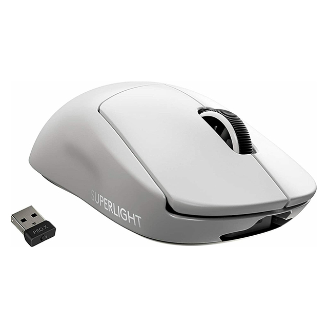 Mouse Logitech G PRO X Superlight Blanco, Lightspeed, Ultra Ligero, Inalámbrico, Sensor Hero 25K - 910-005941