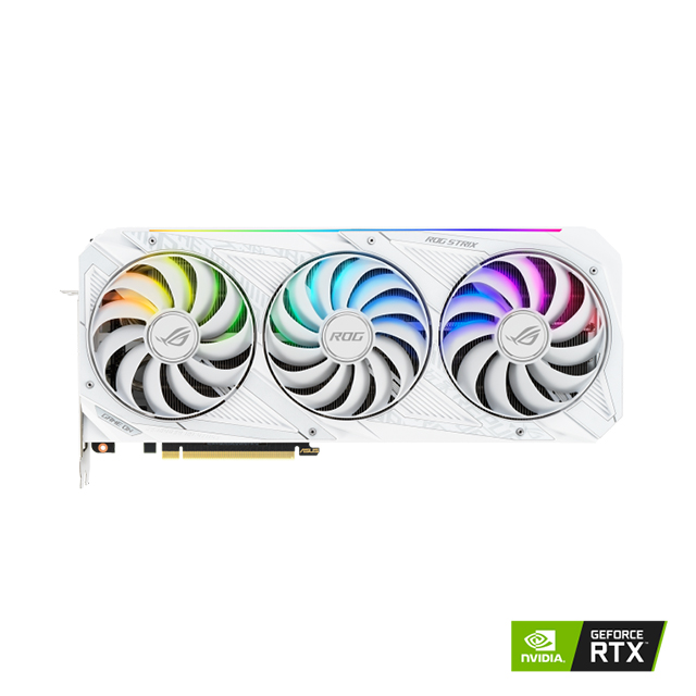 Tarjeta de video Nvidia Asus ROG Strix GeForce RTX 3070 White V2 8GB GDDR6, Aura Sync, LHR - ROG-STRIX-RTX3070-O8G-GAMING-WHITE-V2 - (Venta exclusiva por transferencia electrónica o depósito bancario)